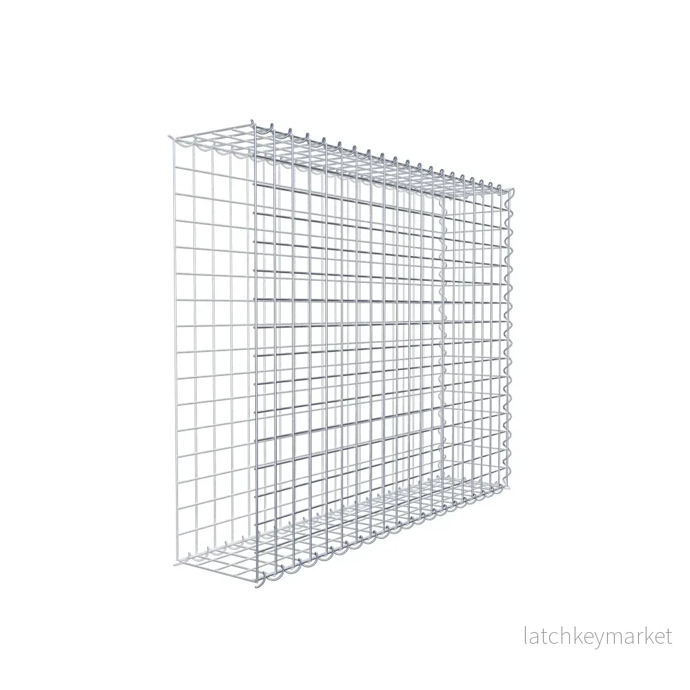 Extra gabion typ 2 100 cm x 80 cm x 20 cm (L x H x D), maskstorlek 5 cm x 5 cm, spiral - Bild 3