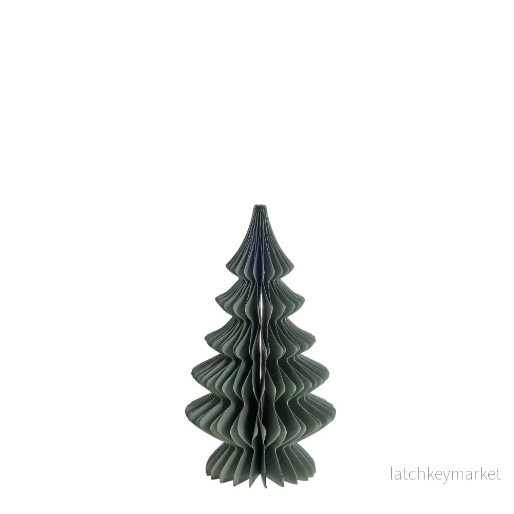 Poelle dekoration H25 cm. grön Poelle dekoration H25 cm. grön