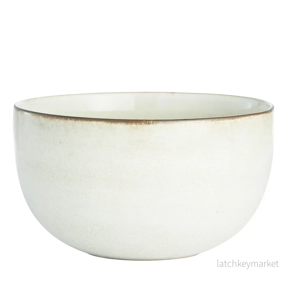 Amera skål H12 Ø22 cm. beige