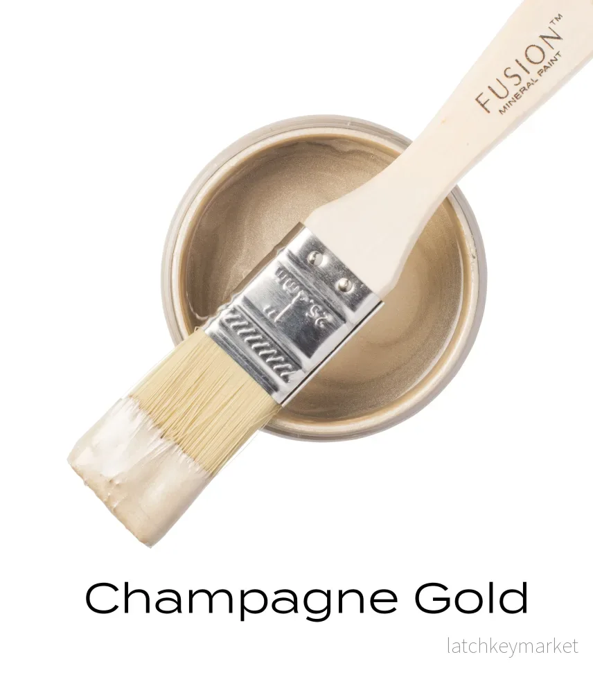 Fusion Mineral Paint Metallics Champagne Gold - Bild 3