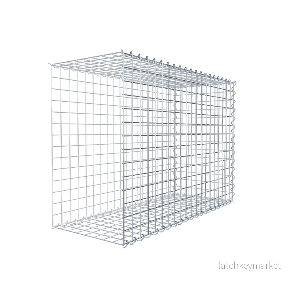 Extra gabion typ 2 100 cm x 70 cm x 40 cm (L x H x D), maskstorlek 5 cm x 5 cm, spiral - Bild 3