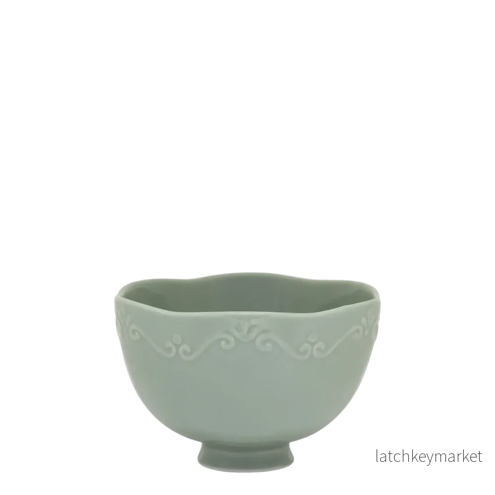 Köksservis Provence Müsliskål 4-pack H10/Ø14 cm Grön - Bild 3