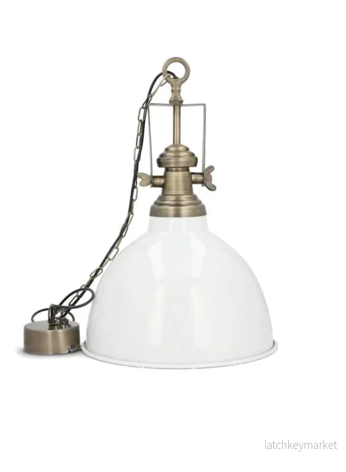 Taklampa Baron Shell mässing 40×61 cm Taklampa Baron Shell mässing 40×61 cm