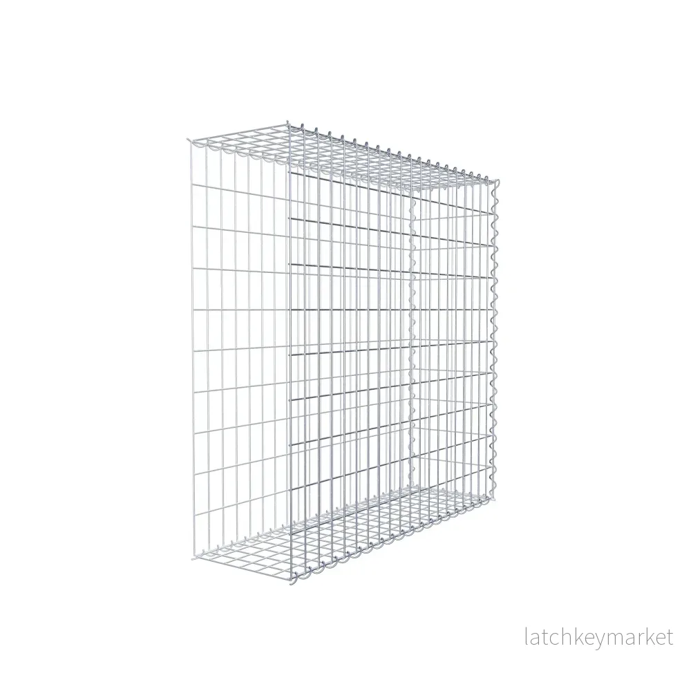 Påväxt gabion typ 2 100 cm x 100 cm x 30 cm (L x H x D), maskstorlek 5 cm x 10 cm, spiral - Bild 3
