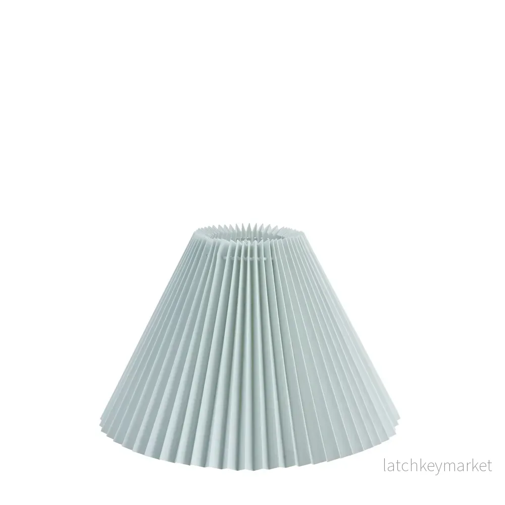 Pleatia lampskärm H18 Ø25 cm. mint