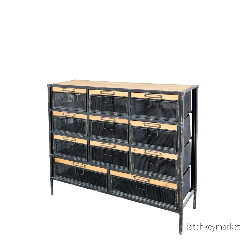 Chic Antique Avlastningsbord Factory H86,5/L107/B34 cm