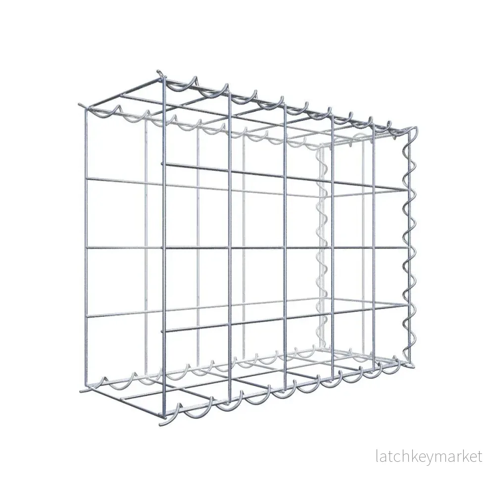 Extra gabion typ 2 50 cm x 40 cm x 20 cm (L x H x D), maskstorlek 10 cm x 10 cm, spiral Extra gabion typ 2 50 cm x 40 cm x 20 cm (L x H x D), maskstorlek 10 cm x 10 cm, spiral