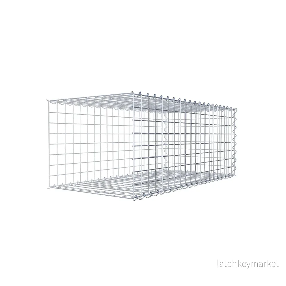 Extra gabion typ 2 100 cm x 40 cm x 50 cm (L x H x D), maskstorlek 5 cm x 5 cm, spiral - Bild 3