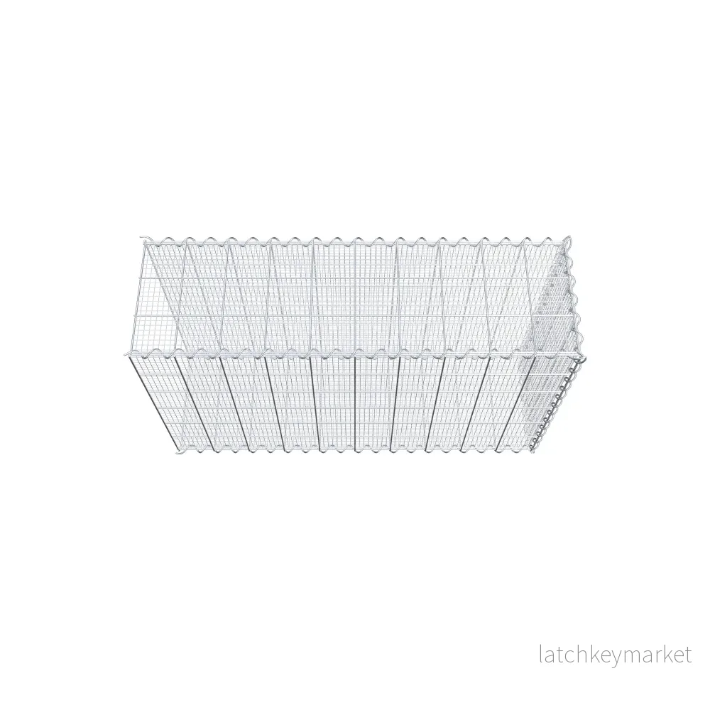 Sandodlingsgabion typ 2 100 cm x 60 cm x 30 cm (L x H x D), maskstorlek 10 cm x 10 cm, spiral - Bild 3