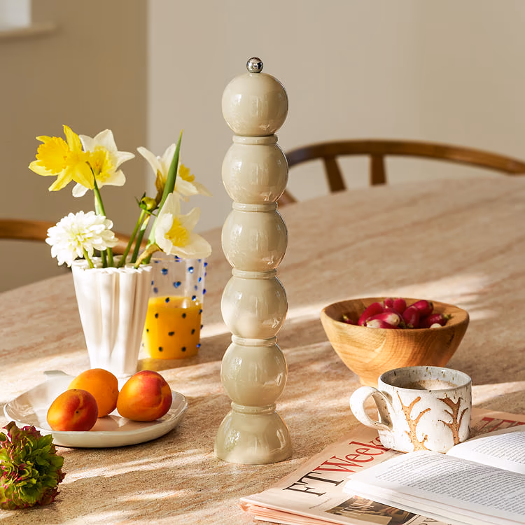 Big Bobbin Salt & Pepper Mill Beige - Bild 2