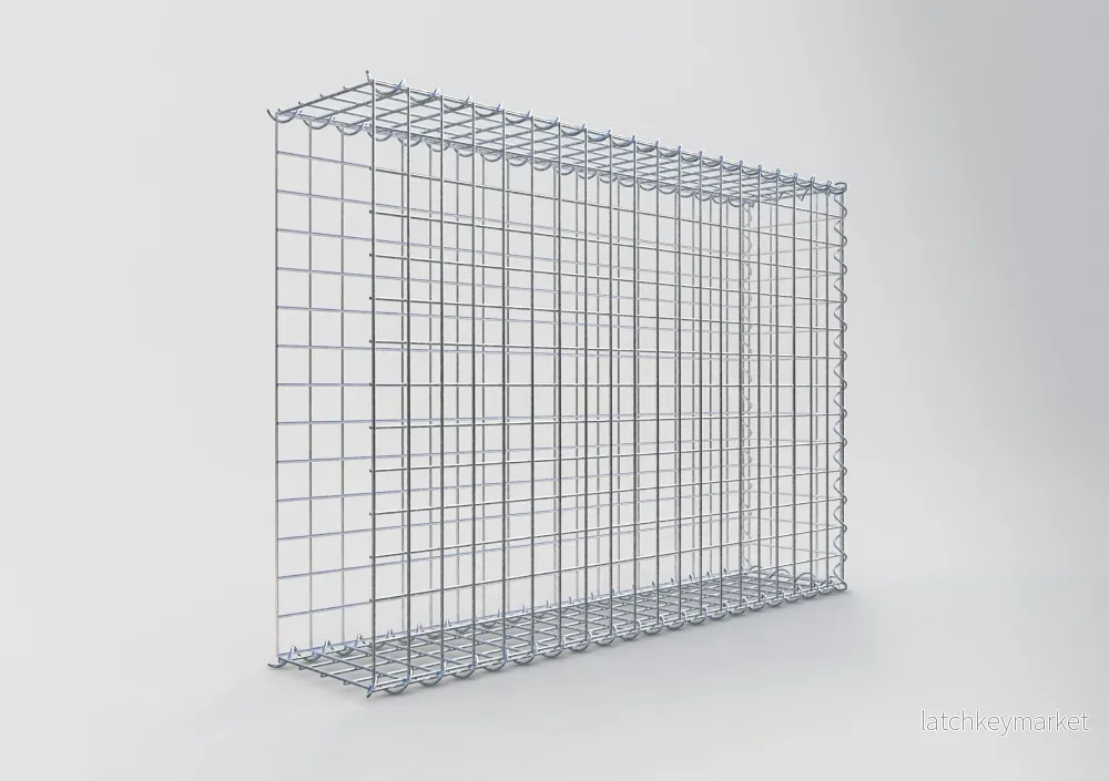 Extra gabion typ 2 100 cm x 70 cm x 20 cm (L x H x D), maskstorlek 5 cm x 5 cm, spiral - Bild 2