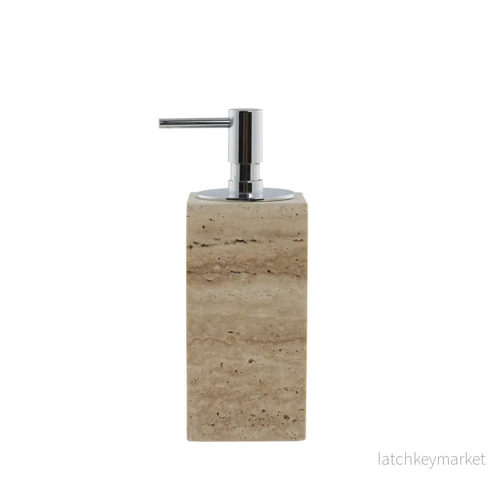 Travina dispenser H19XL6,5XB6,5 cm. sand Travina dispenser H19XL6,5XB6,5 cm. sand