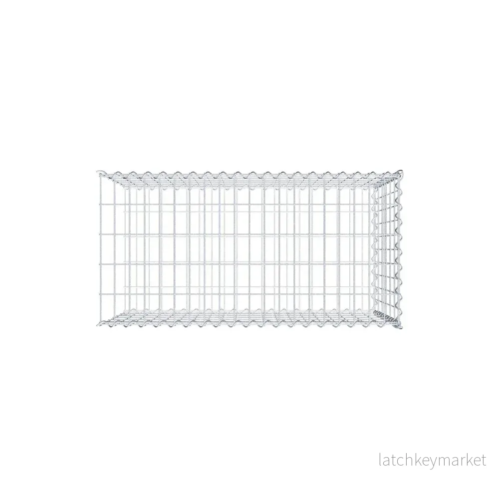 Extra gabion typ 2 100 cm x 60 cm x 50 cm (L x H x D), maskstorlek 5 cm x 10 cm, spiral - Bild 3