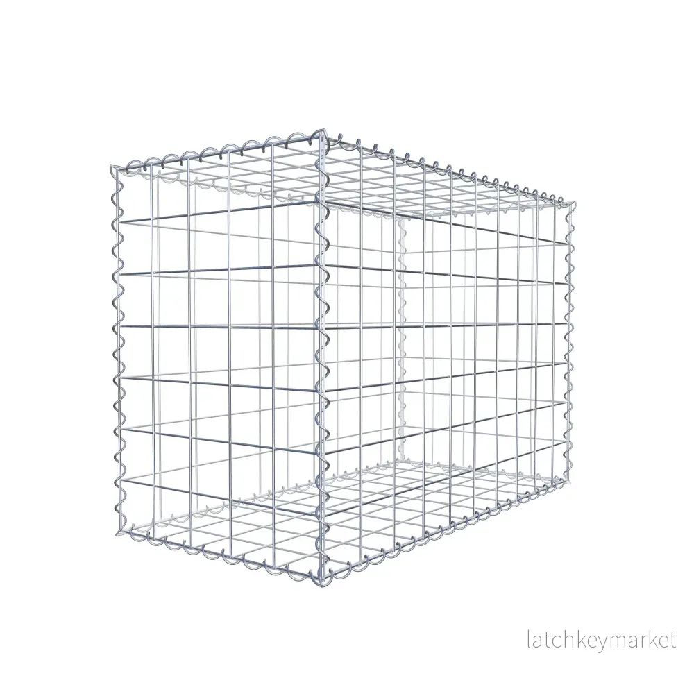 Gabion 100 cm x 70 cm x 50 cm (L x H x D), maskstorlek 10 cm x 10 cm, spiral - Bild 3