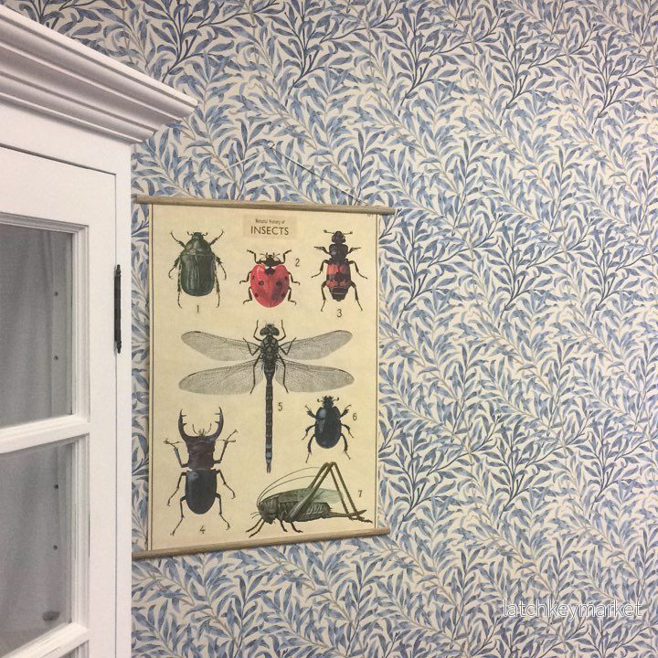 Vintage poster upphängning i teak - Bild 3