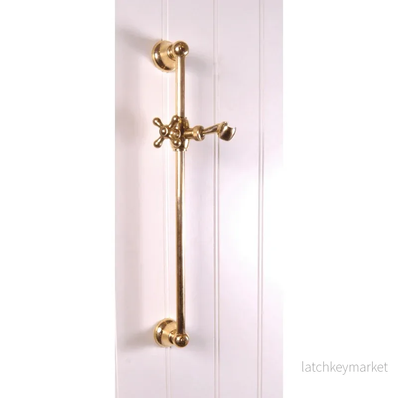 Duschstång 60 cm Maxima Classic mässing - Bild 2