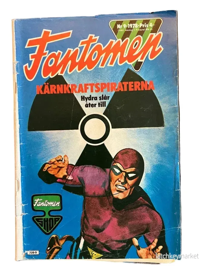 FANTOMEN NR 9 – 1978 – KÄRNKRAFTSPIRATERNA FANTOMEN NR 9 – 1978 – KÄRNKRAFTSPIRATERNA