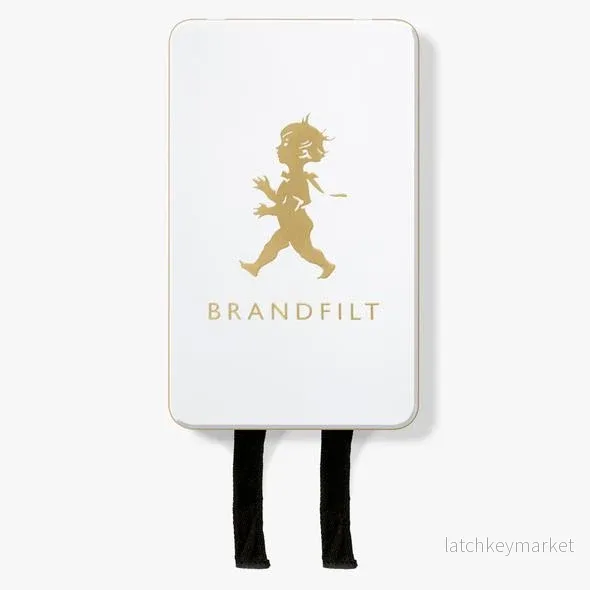 Solstickan Brandfilt vit/mässing Solstickan Brandfilt vit/mässing