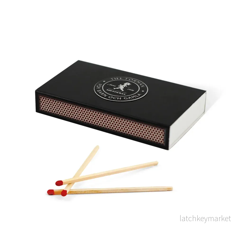 Solstickan tändstickor svart ask Solstickan tändstickor svart ask