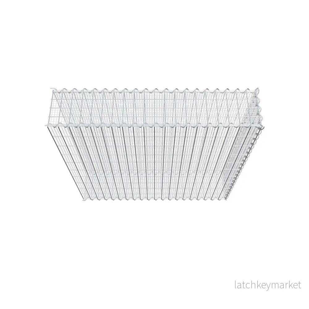 Grusodling gabion typ 2 100 cm x 100 cm x 20 cm (L x H x D), maskstorlek 5 cm x 10 cm, spiral - Bild 3