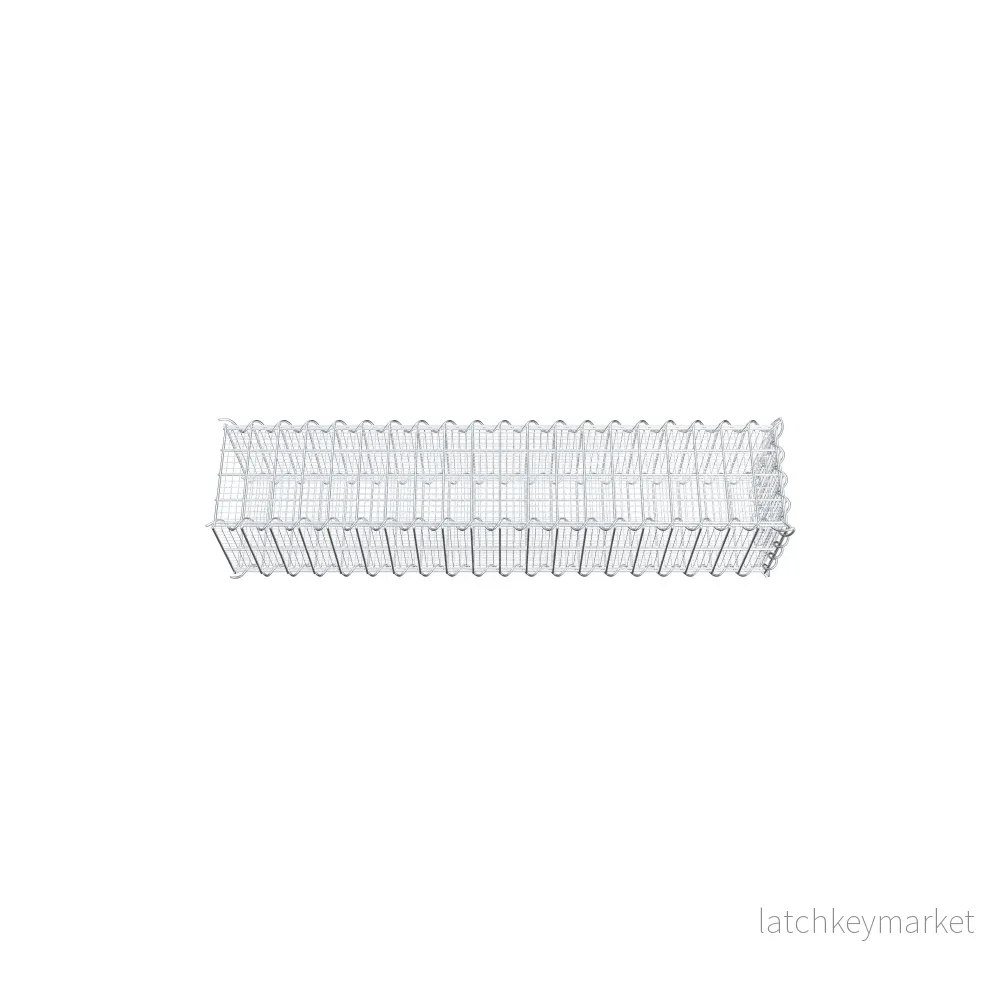 Grusodling gabion typ 2 100 cm x 20 cm x 20 cm (L x H x D), maskstorlek 5 cm x 10 cm, spiral - Bild 3