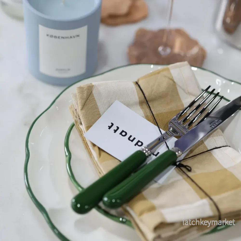 Sabre Paris Cutlery Set 24 pcs Pop Unis Green - Bild 3