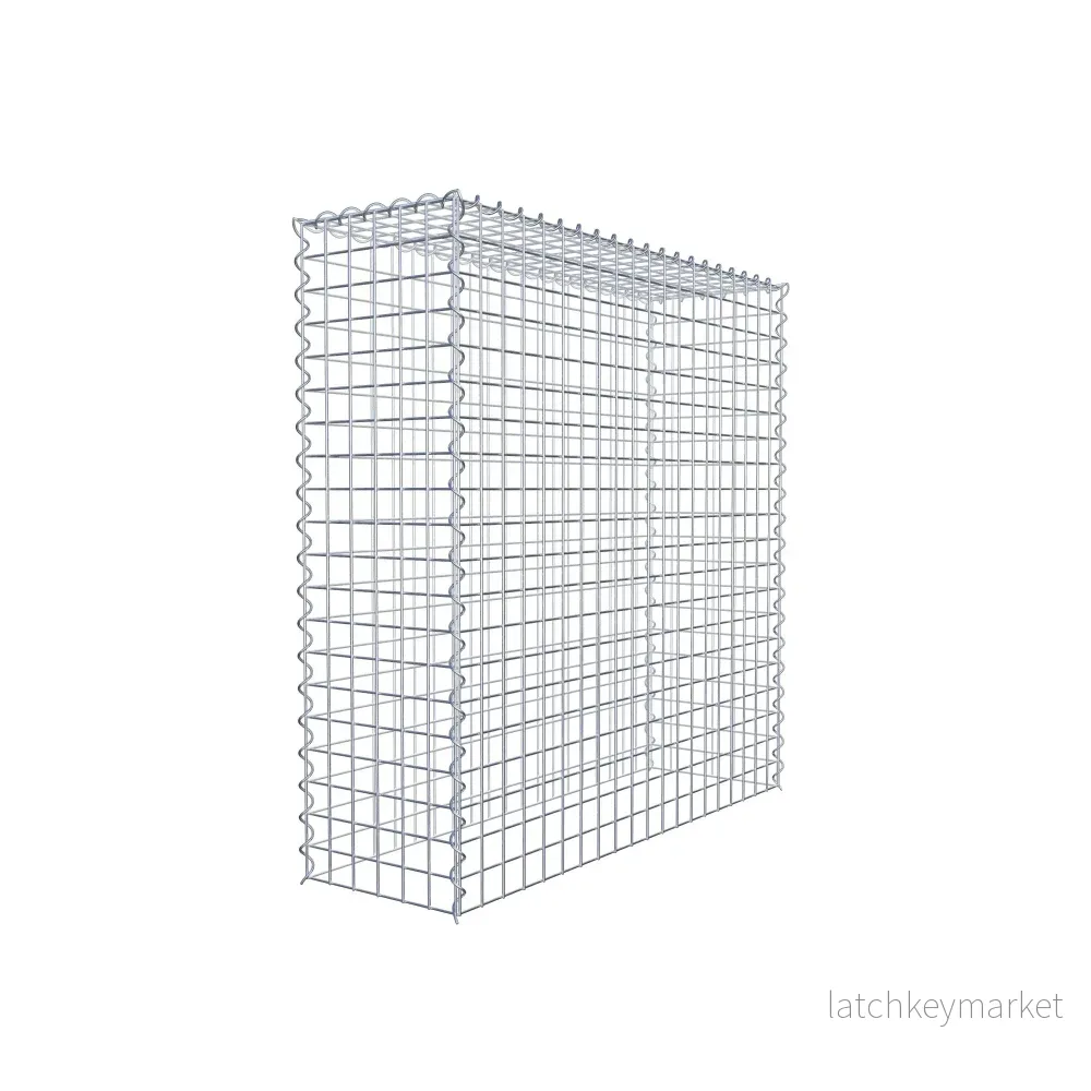 Extra gabion typ 3 100 cm x 100 cm x 30 cm (L x H x D), maskstorlek 5 cm x 5 cm, spiral - Bild 3