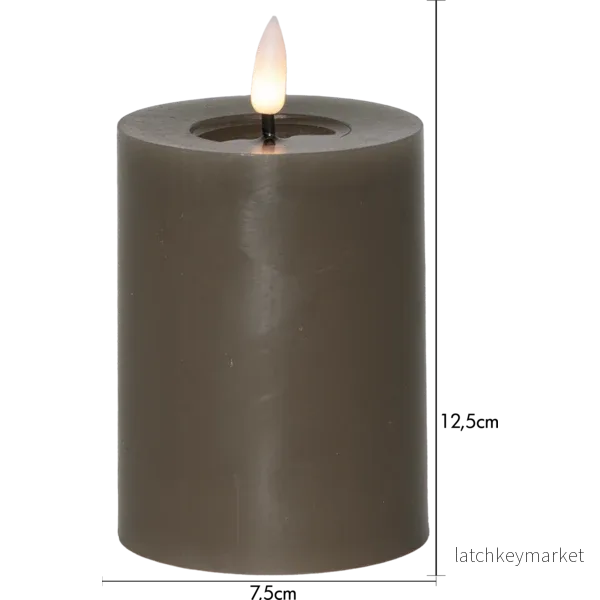 Stearinlys LED Blokklys Flamme Flow Muldvarp 12,5 cm - Bild 3