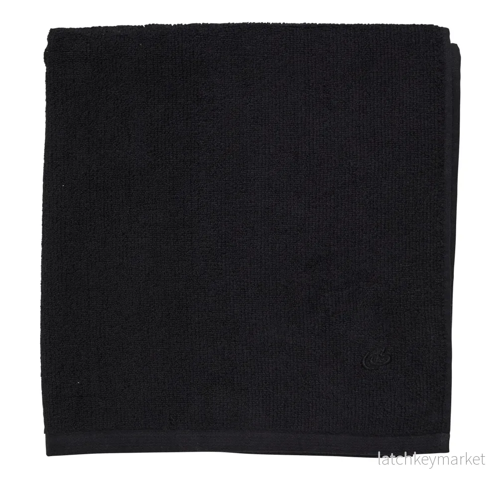 Molli badhandduk 140×70 cm. svart 100 % ekologisk bomull Molli badhandduk 140×70 cm. svart 100 % ekologisk bomull