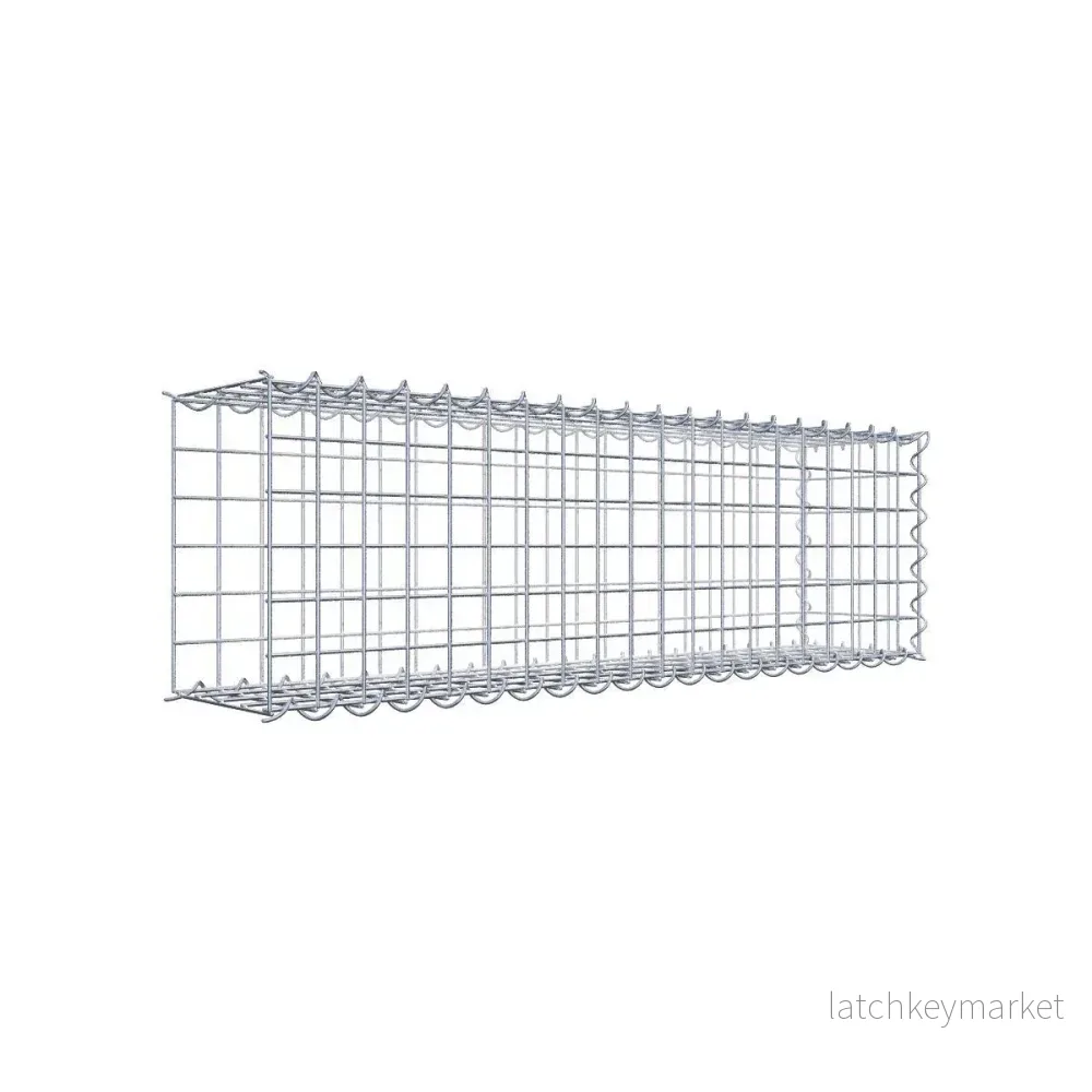 Påväxt gabion typ 2 100 cm x 30 cm x 20 cm (L x H x D), maskstorlek 5 cm x 5 cm, spiral Påväxt gabion typ 2 100 cm x 30 cm x 20 cm (L x H x D), maskstorlek 5 cm x 5 cm, spiral