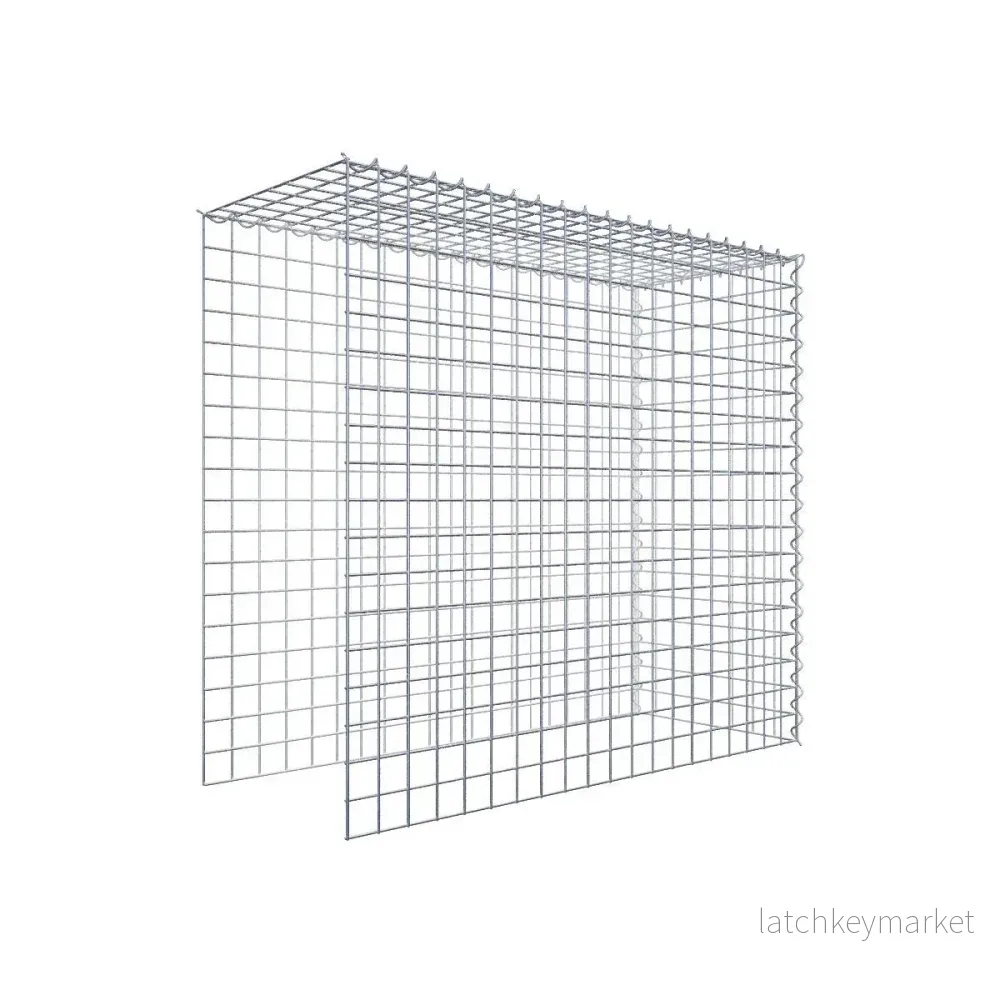 Extra gabion typ 4 100 cm x 90 cm x 40 cm (L x H x D), maskstorlek 5 cm x 5 cm, spiral Extra gabion typ 4 100 cm x 90 cm x 40 cm (L x H x D), maskstorlek 5 cm x 5 cm, spiral