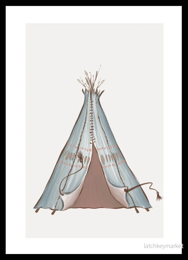 Barntavla – Teepee Barntavla – Teepee