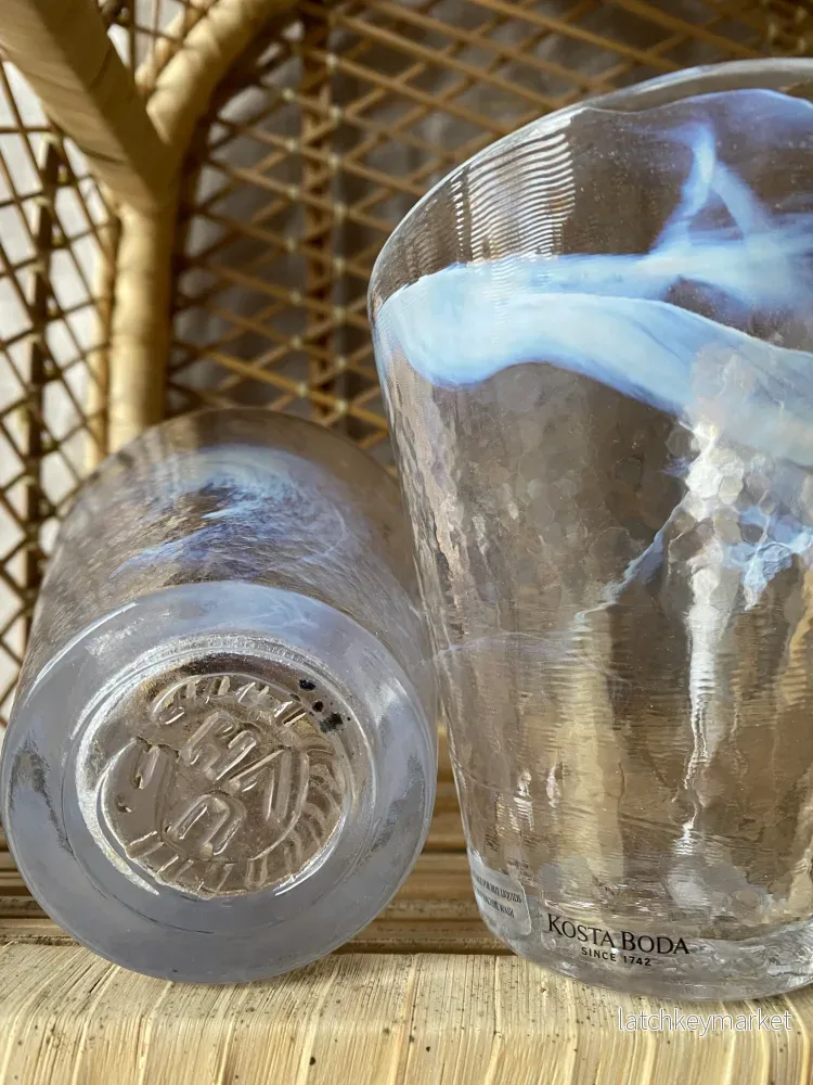Paret glas - Mine tumbler Ulrica Hydman-Vallien Kosta Boda - Bild 2