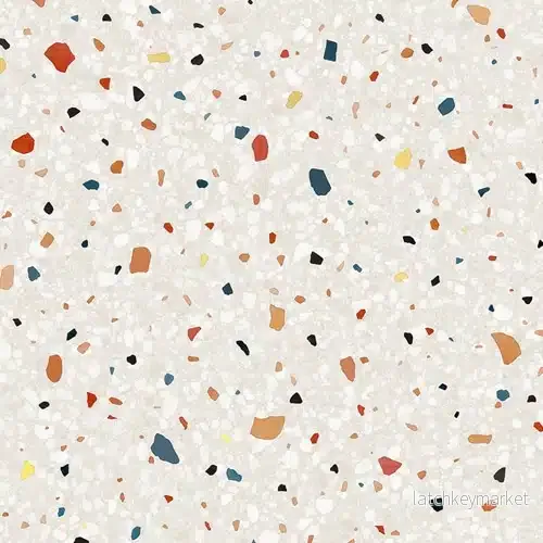 Texturerat överdrag i stenterrazzo – NE29 flerfärgad 122 cm Texturerat överdrag i stenterrazzo – NE29 flerfärgad 122 cm