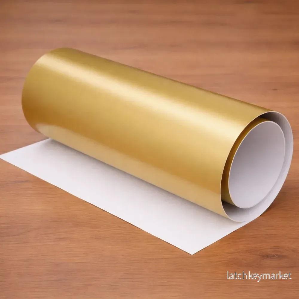 Dekorfolie enfärgad guld