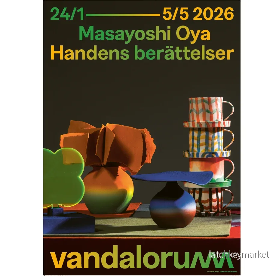Affisch Masayoshi Oya: Handens berättelser