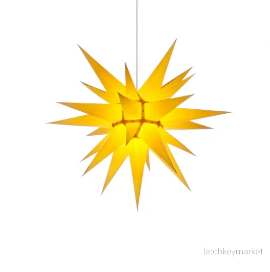 Julstjärna Herrnhuter 60 cm gul