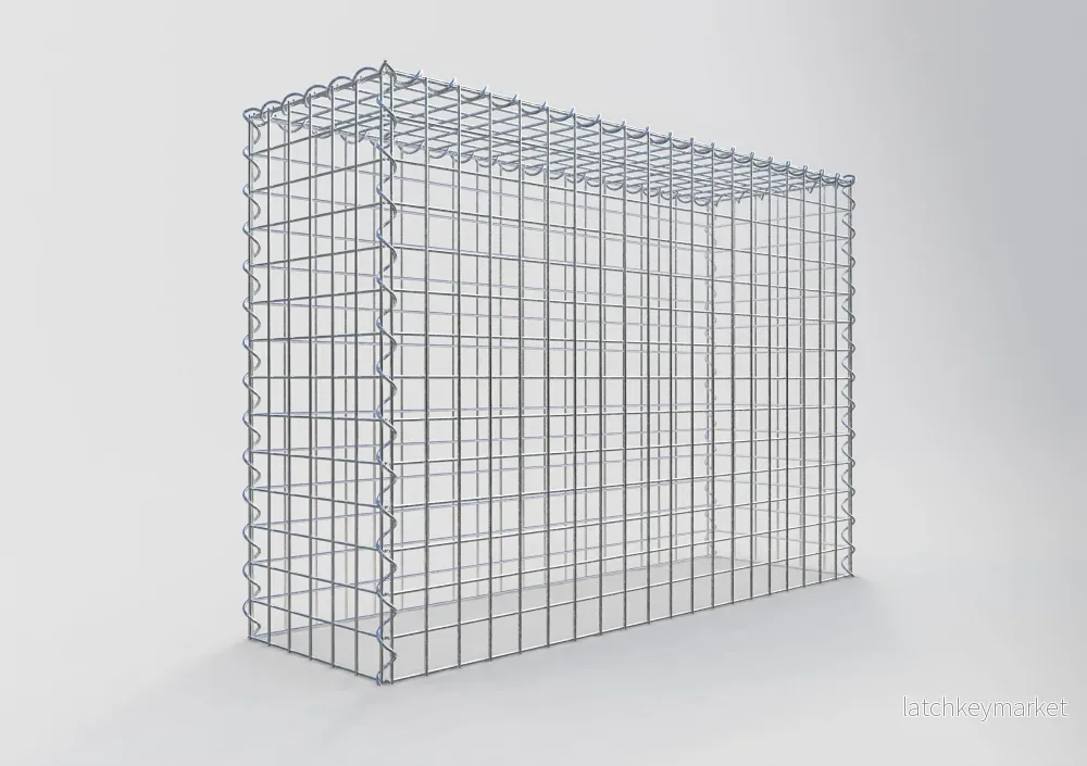 Påväxt gabion typ 3 100 cm x 70 cm x 30 cm (L x H x D), maskstorlek 5 cm x 5 cm, spiral - Bild 2