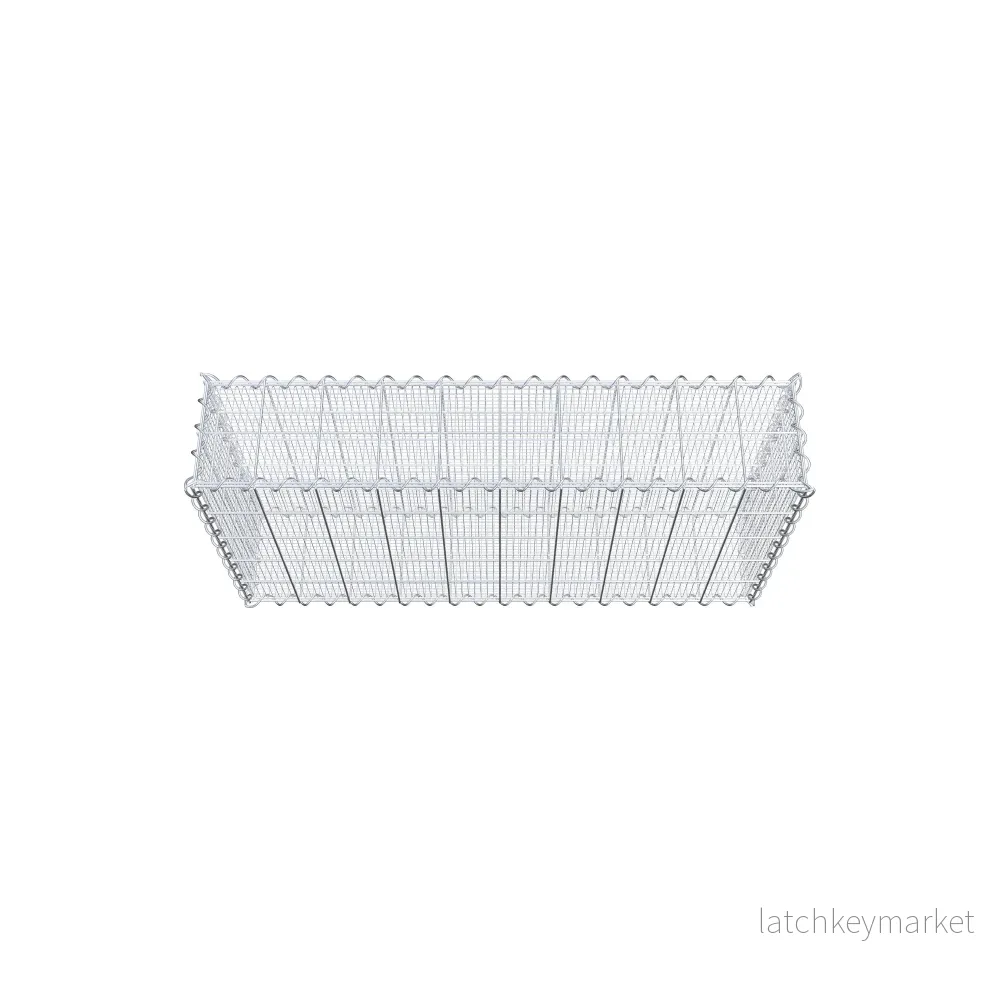 Sandgabion 100 cm x 50 cm x 20 cm (L x H x D), maskstorlek 10 cm x 10 cm, spiral - Bild 3