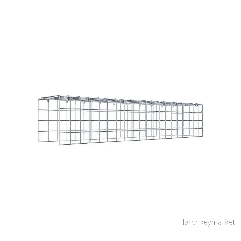 Extra gabion typ 4 100 cm x 20 cm x 20 cm (L x H x D), maskstorlek 5 cm x 5 cm, C-ring