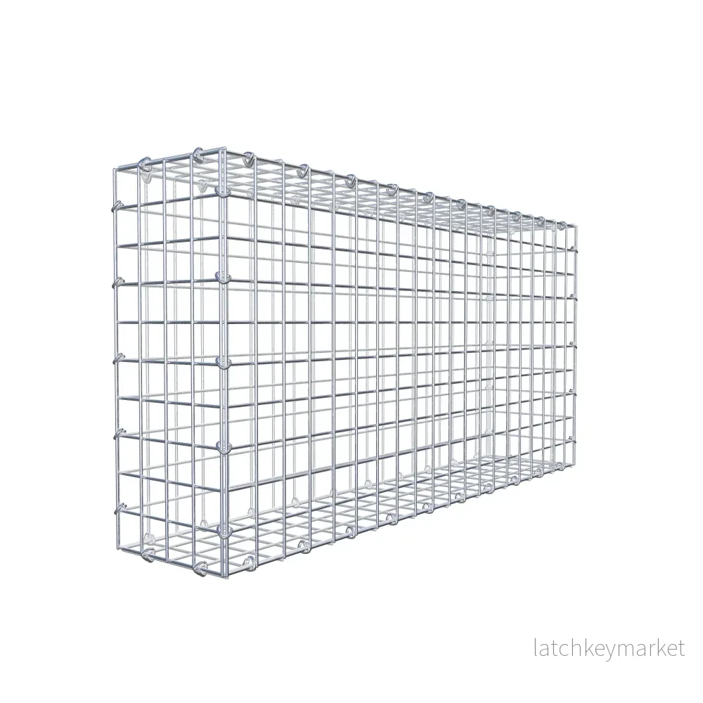 Gabion 100 cm x 50 cm x 20 cm (L x H x D), maskstorlek 5 cm x 5 cm, C-ring Gabion 100 cm x 50 cm x 20 cm (L x H x D), maskstorlek 5 cm x 5 cm, C-ring