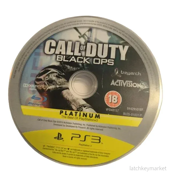 Call of Duty: Black Ops (PS3), endast skiva Call of Duty: Black Ops (PS3), endast skiva