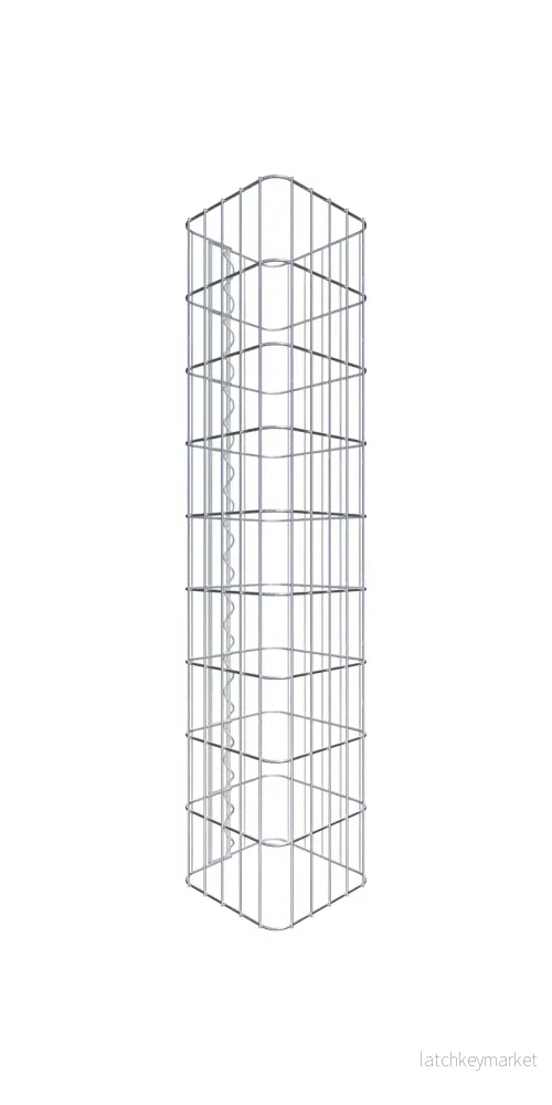 Gabionpelare 27 x 27 cm, MW 5 x 10 cm kvadrat - Bild 3