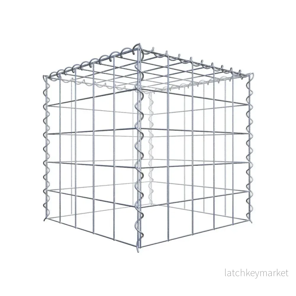 Påväxt gabion typ 3 50 cm x 50 cm x 50 cm (L x H x D), maskstorlek 10 cm x 10 cm, spiral Påväxt gabion typ 3 50 cm x 50 cm x 50 cm (L x H x D), maskstorlek 10 cm x 10 cm, spiral