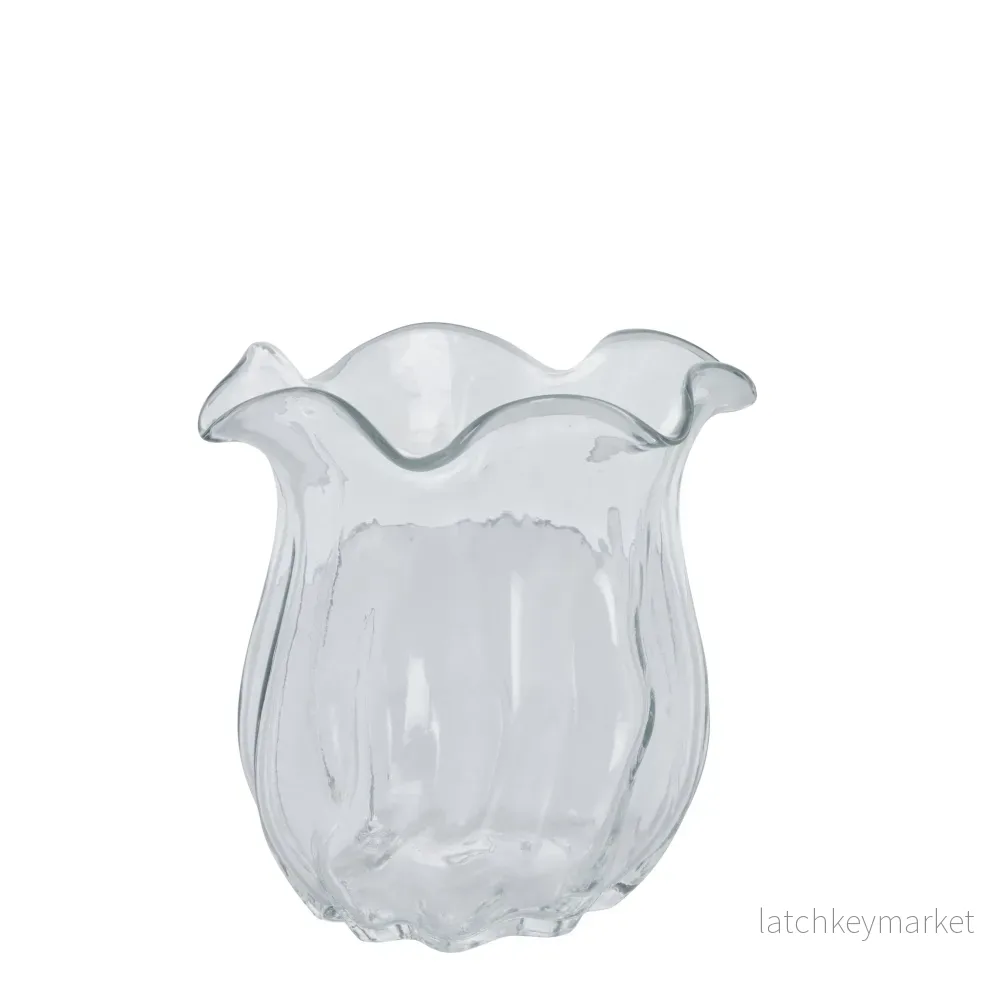 Scarlett vas H20 cm. transparent glas Scarlett vas H20 cm. transparent glas