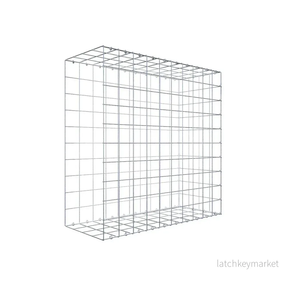 Extra gabion typ 2 100 cm x 100 cm x 40 cm (L x H x D), maskstorlek 10 cm x 10 cm, C-ring Extra gabion typ 2 100 cm x 100 cm x 40 cm (L x H x D), maskstorlek 10 cm x 10 cm, C-ring