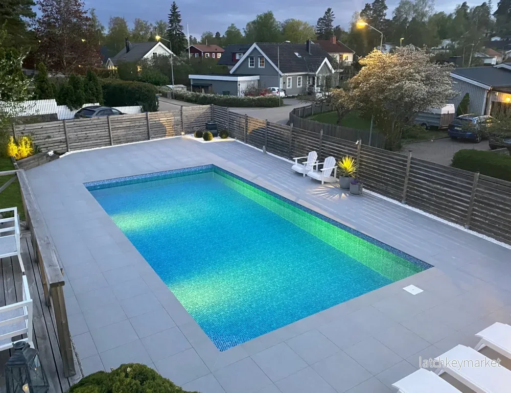 Poolsten/Trappbeklädnad Rak Björkskär - Bild 3