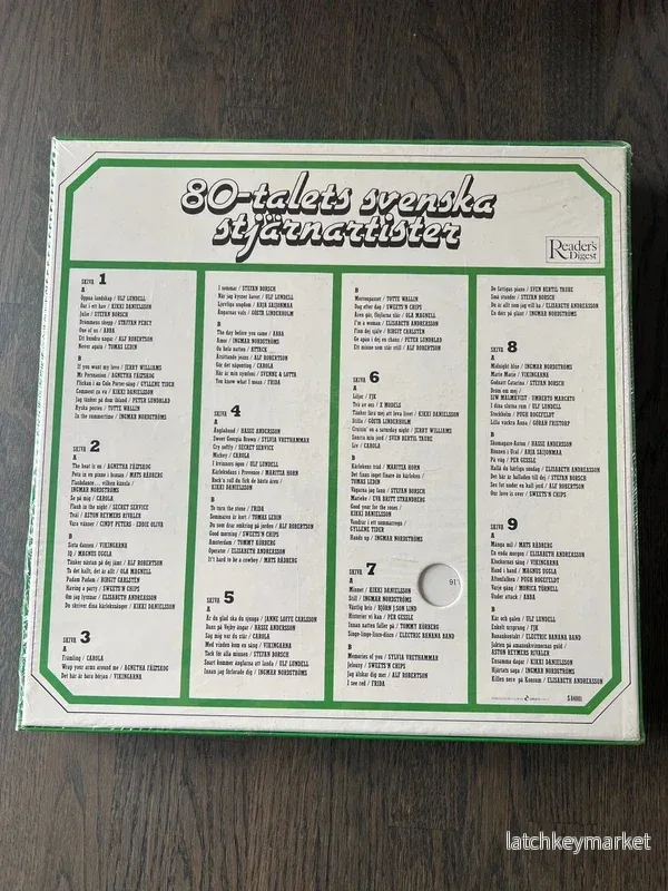80-talets svenska stjärnartister – 9 LP – stor svensk 80-talssamling Helt ny inplastad box - Bild 2
