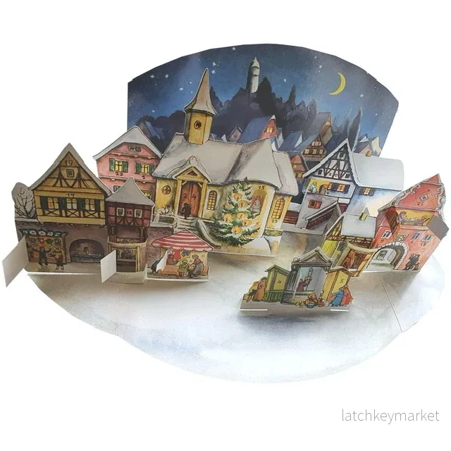 Adventskalender gammeldags stad 3D - Bild 3