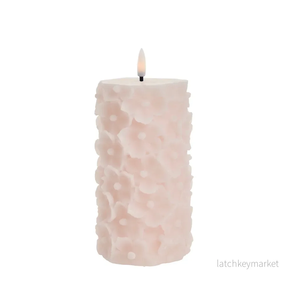 Hysille LED-ljusblomma H14,5 rosa Hysille LED-ljusblomma H14,5 rosa